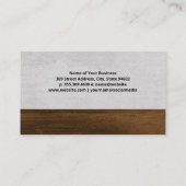 Wijnspetter | Rode Wijn Glas | Hout Visitekaartje (Achterkant)