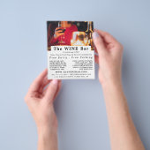 Wijnstaafscène, wijnstaaf/wijnmoer Adverteren Flyer (Hand)
