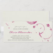 WIJNSTAINEN | BRIDAL SHOWER INVITATION KAART (Voorkant / Achterkant)
