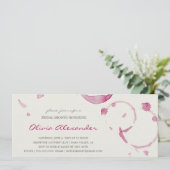 WIJNSTAINEN | BRIDAL SHOWER INVITATION KAART (Staand voorkant)