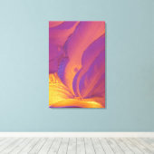 Wijnsteenzuur Crystals Canvas Afdruk (Insitu (Houten vloer))