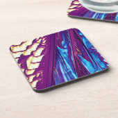 Wijnsteenzuur Crystals Drankjes Onderzetter (Linkerzijde)