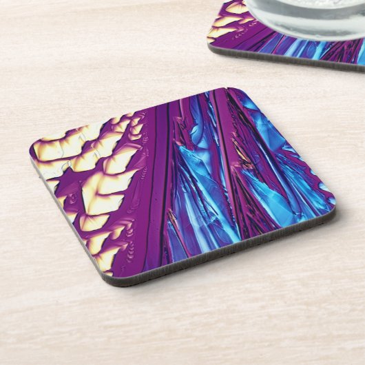 Wijnsteenzuur Crystals Drankjes Onderzetter (Linkerzijde)