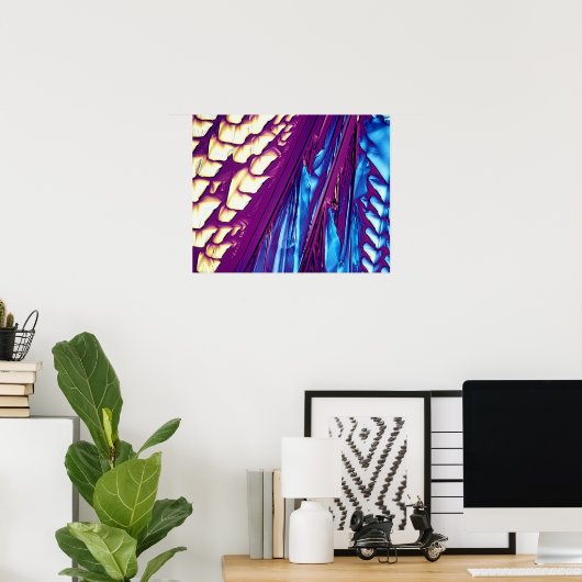 Wijnsteenzuur Crystals Poster (Thuiskantoor)