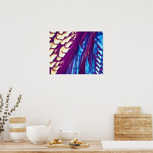 Wijnsteenzuur Crystals Poster (Keuken)