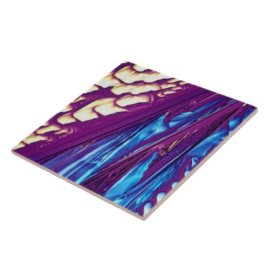 Wijnsteenzuur Crystals Tegeltje (Zijkant)