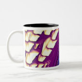 Wijnsteenzuur Crystals Tweekleurige Koffiemok (Links)