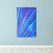 Wijnsteenzuurkristallen Canvas Afdruk (Insitu (Houten vloer))