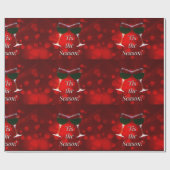 Wijnstkerstvakantiewandelpapier Cadeaupapier (Vlak)