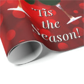 Wijnstkerstvakantiewandelpapier Cadeaupapier (Rol Hoek)