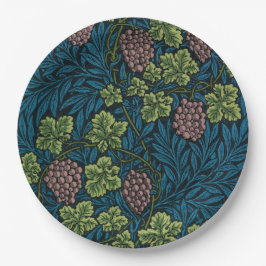 Wijnstok (door William Morris) Papieren Bordje