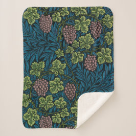 Wijnstok (door William Morris) Sherpa Deken