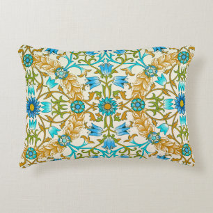 Wijnstok door William Morris, Vintage Textielkunst Accent Kussen