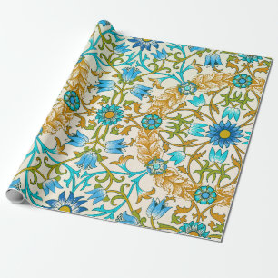 Wijnstok door William Morris, Vintage Textielkunst Cadeaupapier