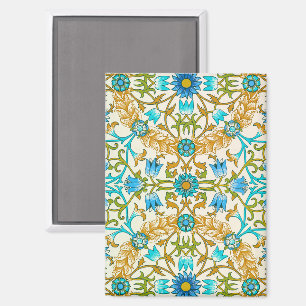 Wijnstok door William Morris, Vintage Textielkunst Magneet