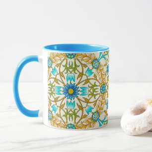 Wijnstok door William Morris, Vintage Textielkunst Mok