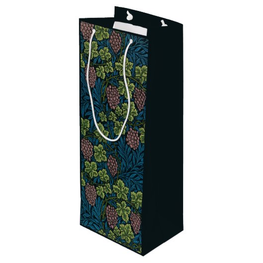 Wijnstok (door William Morris) Wijn Cadeautas (Achterkant Gekanteld)