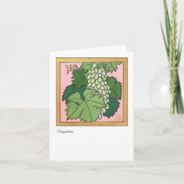 Wijnstok, één van de zeven species van Israël Kaart