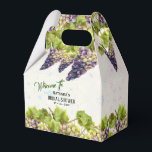 Wijnstok Mediterrane Tuin Trouw Bedankdoosjes<br><div class="desc">Druiven verborgen in groene bladeren.</div>