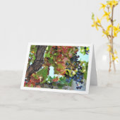 Wijnstok met rode druiven kaart (Gele Bloem)