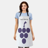 Wijnstok of wijn voor druiven en wijnsommelier schort (Gedragen)