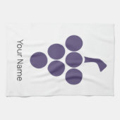 Wijnstok of wijn voor druiven en wijnsommelier theedoek (Horizontaal)