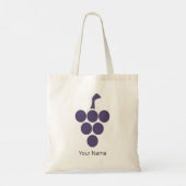 Wijnstok of wijn voor druiven en wijnsommelier tote bag (Achterkant)