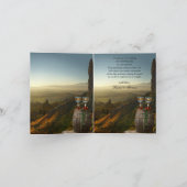 Wijnstok Wijn Bruiloft Foto Bedankkaart (Binnen)