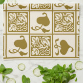  wijnstokbladeren theedoek (Gevouwen)