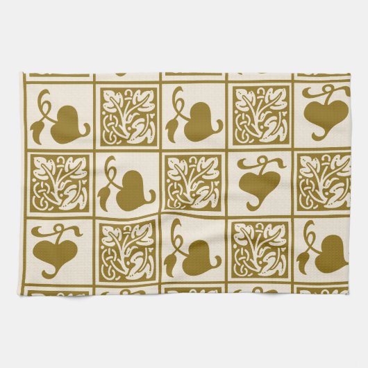  wijnstokbladeren theedoek (Horizontaal)