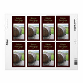 Wijnstokbrood Homemade Wine Label (Full Sheet)