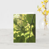 wijnstokhartkaart kaart (Gele Bloem)