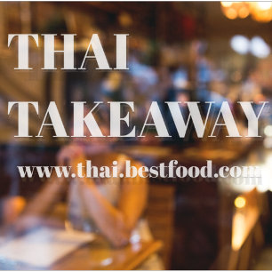 Wijnstokjes voor voedsel-Takeaway Raamsticker