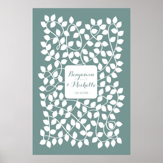 Wijnstokken - 150 Signature Guest Book Alternative Poster (Voorkant)