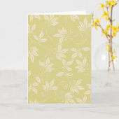 Wijnstokken en Bessen Kaart (Gele Bloem)