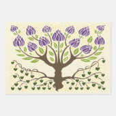 Wijnstokken en bomen van Aubrey Beardsley Inpakpapier Vel (Voorkant 3)