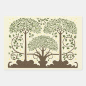 Wijnstokken en bomen van Aubrey Beardsley Inpakpapier Vel (Voorkant 2)