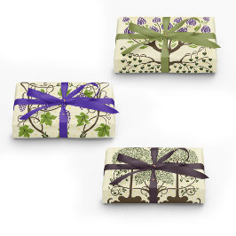 Wijnstokken en bomen van Aubrey Beardsley Inpakpapier Vel