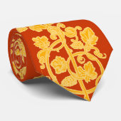 Wijnstokken en druiven stropdas (Opgerold)