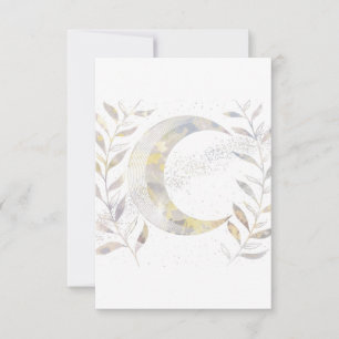 Wijnstokken en moon RSVP kaartje