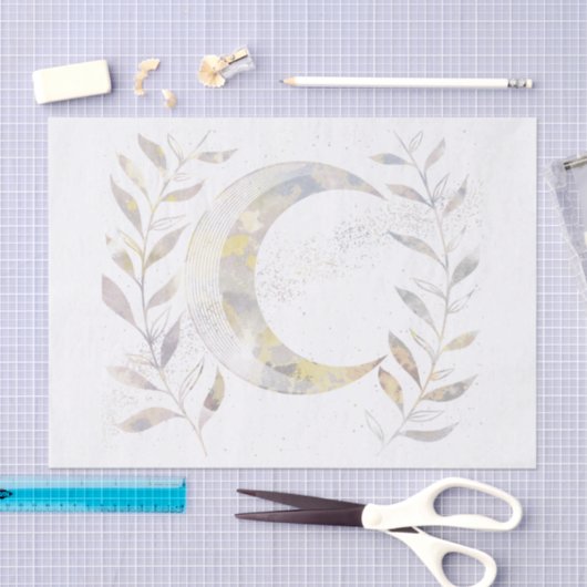 Wijnstokken en moon tissuepapier (Craft)