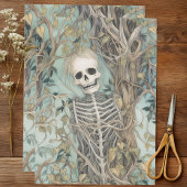  wijnstokken en skelet tissuepapier