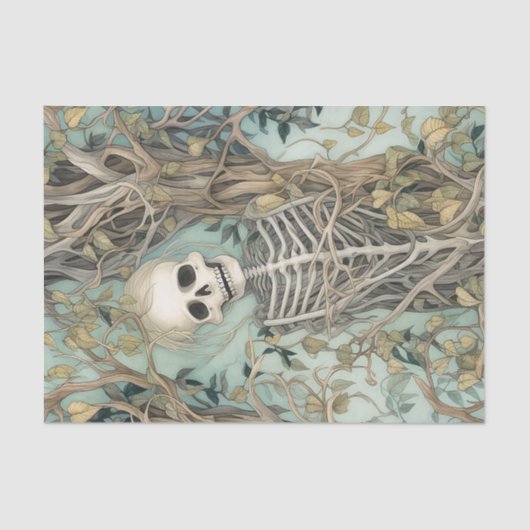  wijnstokken en skelet tissuepapier (Voorkant)