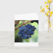 Wijnstokken en takken kaart (Gele Bloem)