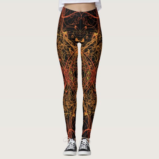 Wijnstokken Leggings (Voorkant)