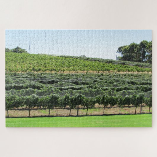 wijnstokken legpuzzel (Horizontaal)