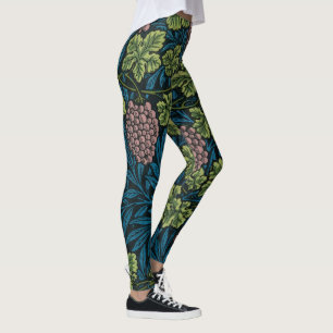 Wijnstokken met trossen roze druiven leggings