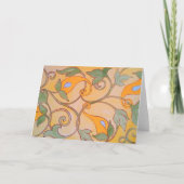 Wijnstokken op goud kaart (Voorkant)