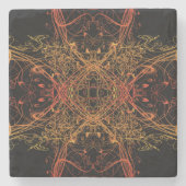 Wijnstokken Stenen Onderzetter (Voorkant)