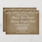  wijnstokken - Uitnodiging tot huwelijk (Voorkant / Achterkant)